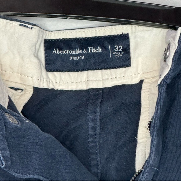 Abercrombie & Fitch Dark Blue Pants size 32 Stretch - Picture 4 of 4
